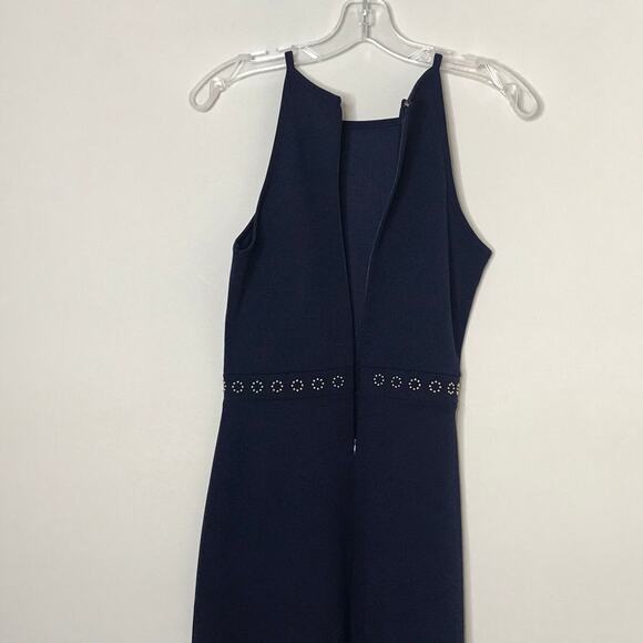 Michael Michael Kors Sleeveless Studded Dress True Navy Petite Small MSRP $140 - Picture 6 of 8